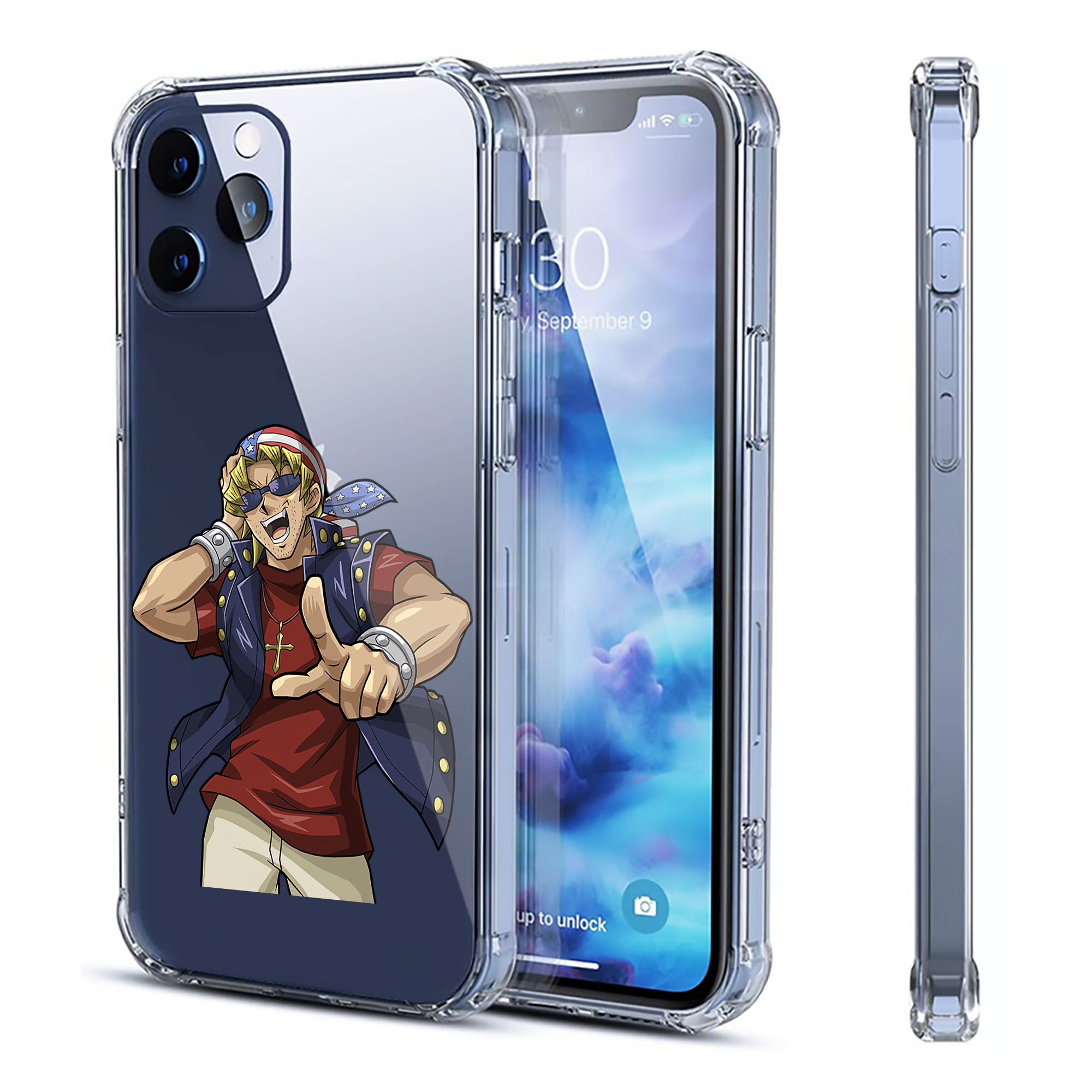 （画像用） 遊☆戯☆王 Yu-Gi-Oh! 【iPhone 12シリーズ対応】透明スマホケース（クリアソフトケース）